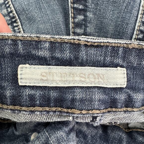 Stetson Jeans City Trouser Womens 16 Regular Denim Stretch Embroidered No 214 - Picture 6 of 15